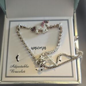 Unicorn Adjustable Bracelet NIB